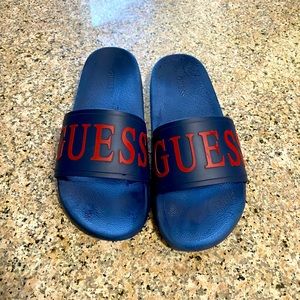MENS GUESS SLIDE SANDALS